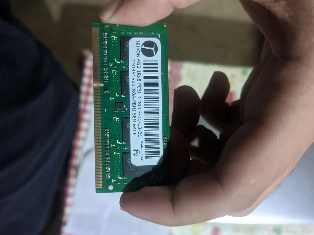 Memória RAM TEIKON 4GB DDR3 Notebook
