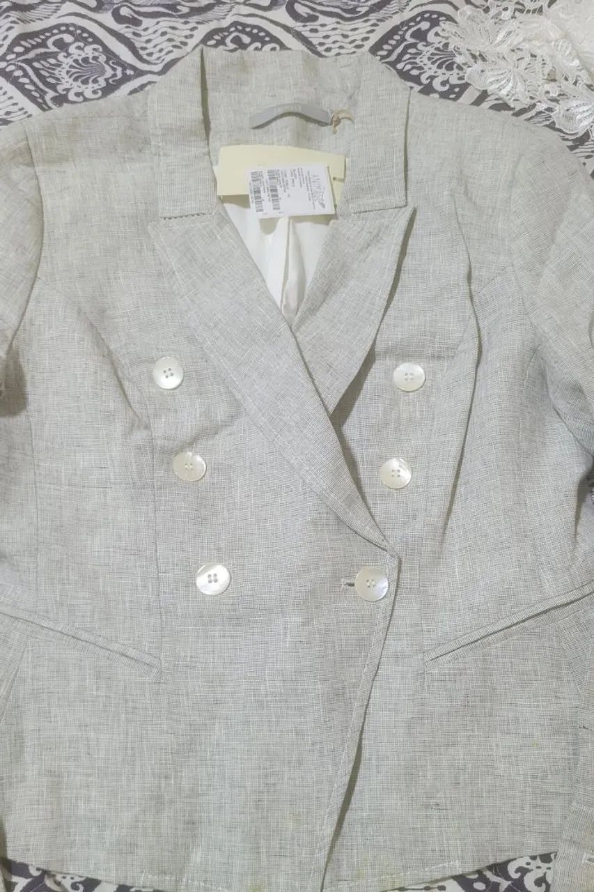 Blazer Feminino Elegante Animale - Foto 3