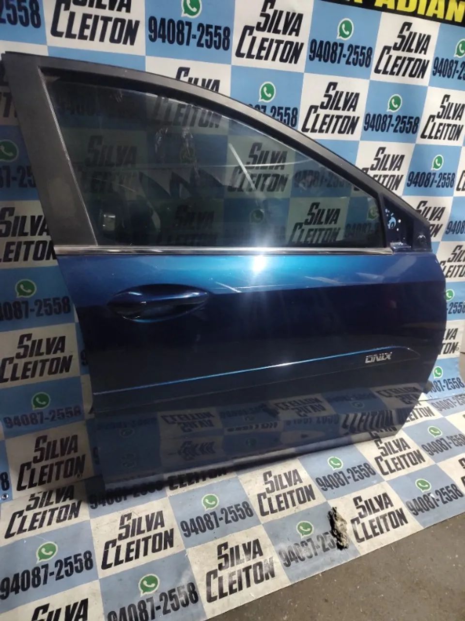 porta dianteira direita onix 2020 ate 2025 original cor azul  - Foto 3