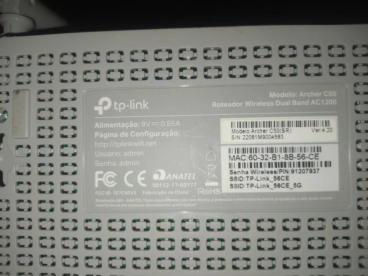 Roteador Tp-Link archer C50 4 antenas  - Foto 2