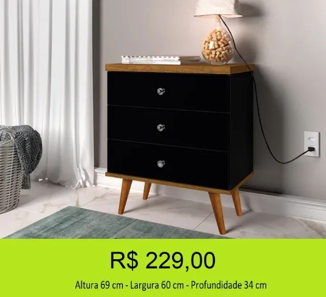 Mesa de cabeceira charmosa - Corre aproveitar - Foto 2