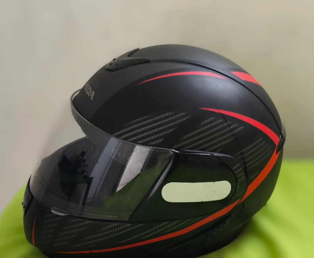 Capacete  Honda - Preto com Vermelho