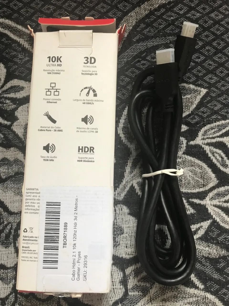 Cabo HDMI Ultra High Speed 2.1 - 2 Metros - PCYES - Foto 2