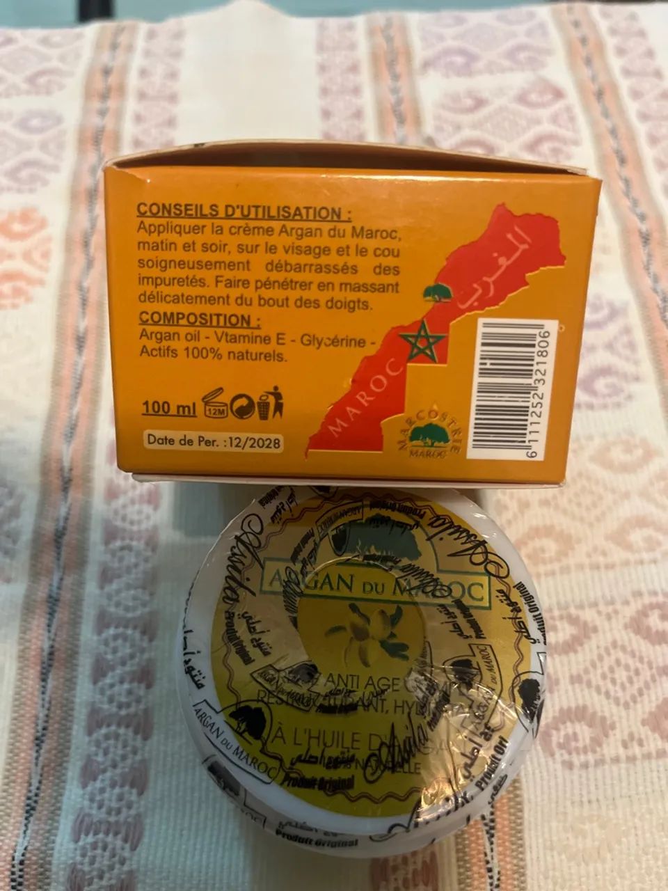 Creme hidratante anti idade à base de óleo de Argan - Foto 4