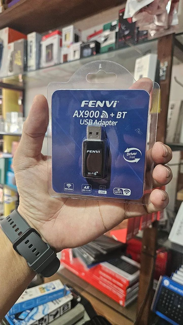 Fenvi receptor usb wifi6 5g 900mbs e bluetooth 5.4 