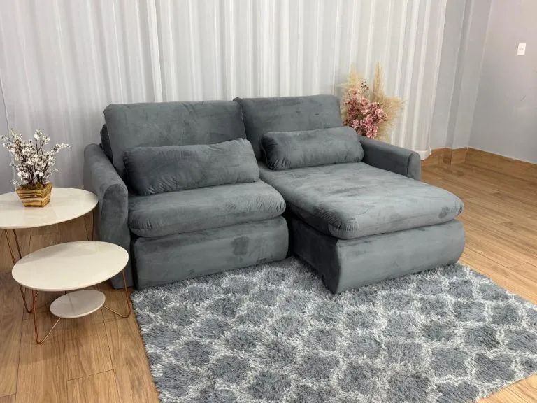 SOFÁ CAMA SUPER CONFORTÁVEL DESIGN ACONCHEGANTE SURPREENDA-SE!! IEILO - Foto 3