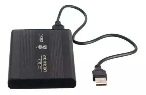 Case Para Hd Externo Sata 2.5 Usb 3.0 Alumínio Kit Completo - Foto 4