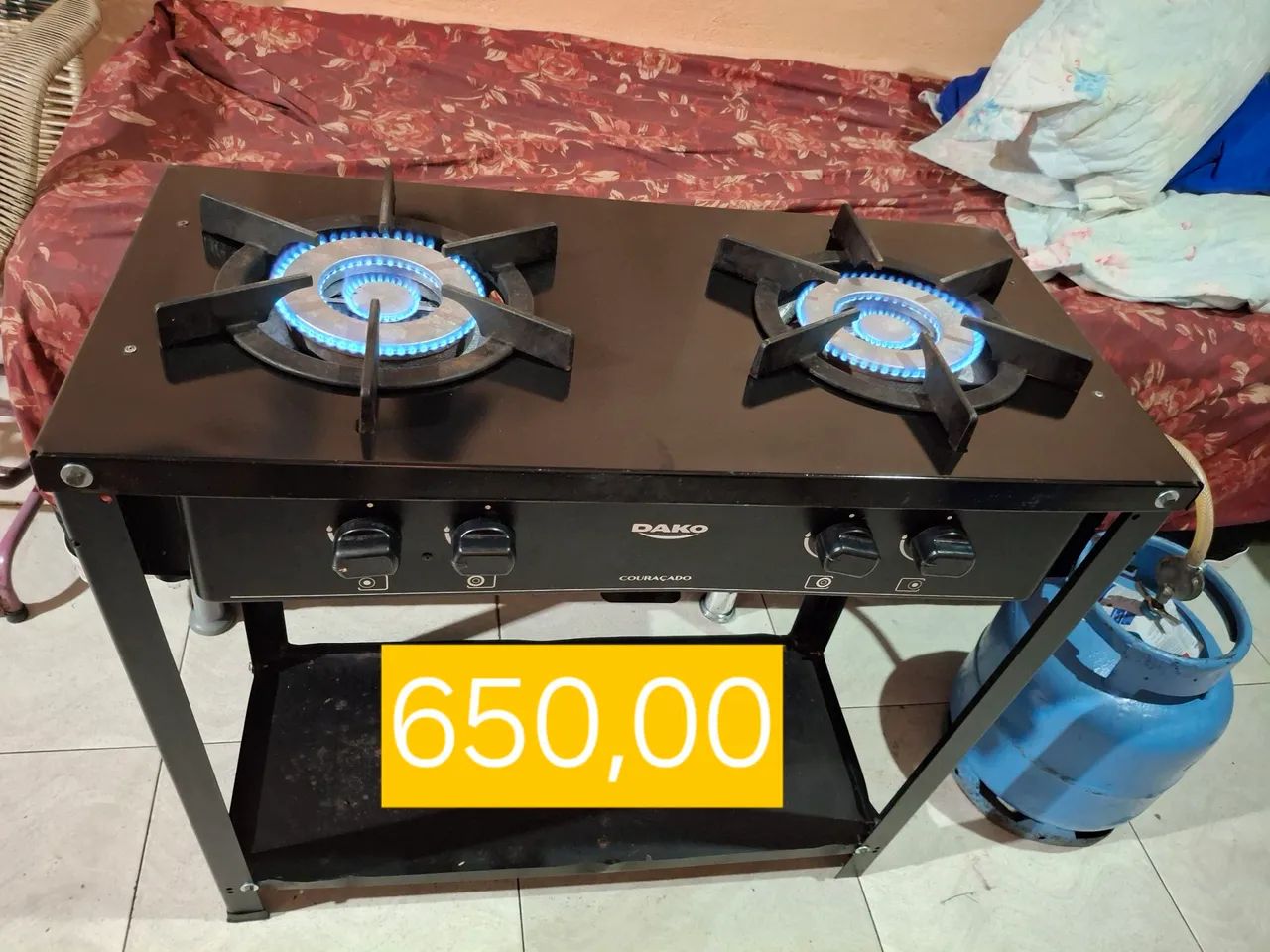 FOGÃO INDUSTRIAL DAKO 2 BOCAS 