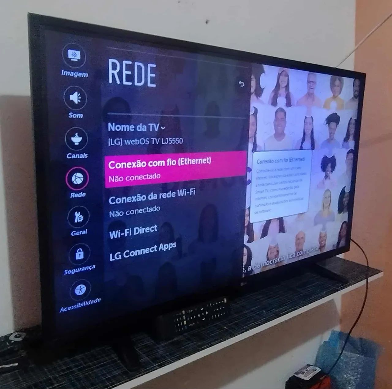 TV SMART 43" POLEGADAS LG DIGITAL 64292268769027122