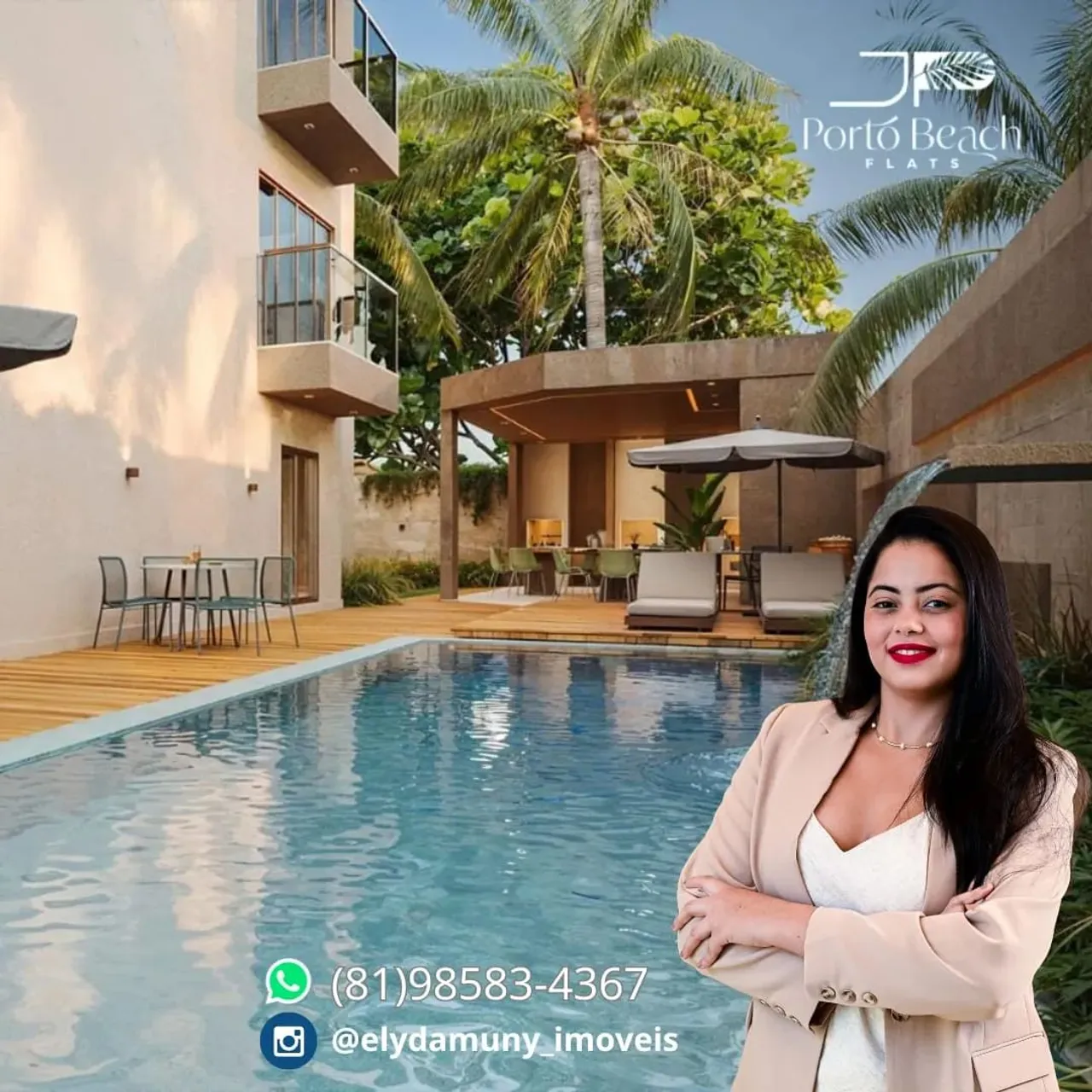 Excelentes Flats Studios Com Lazer no Centro De Porto de Galinhas