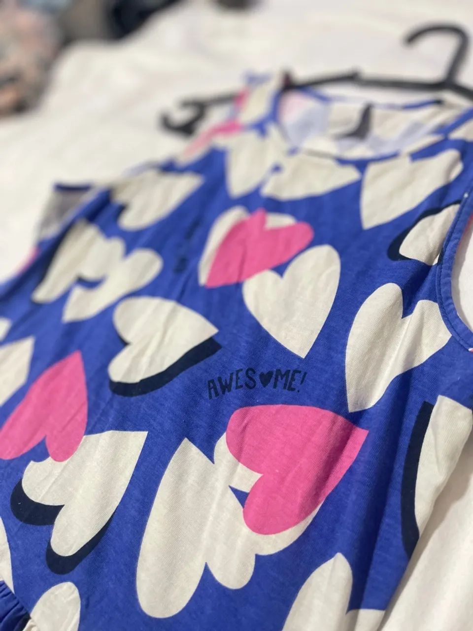 Vestido Infantil Estampado de Corações Malwee TM16 - Foto 2