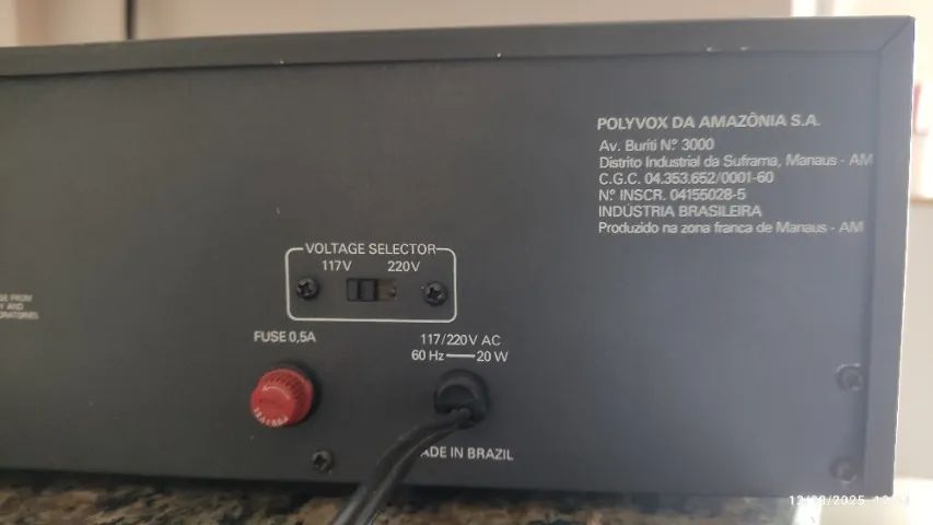 Tape Deck Polyvox 650D - Tela Adaptada  - Foto 4