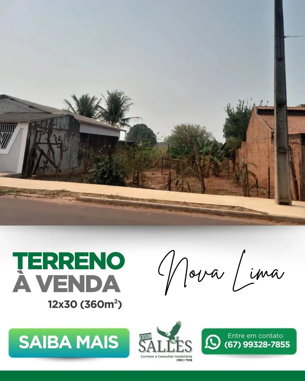 Terreno para venda com 360 metros quadrados em Nova Lima - Campo Grande - MS