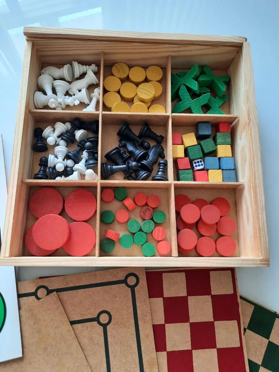 Jogos de tabuleiro  5em1 - Foto 4