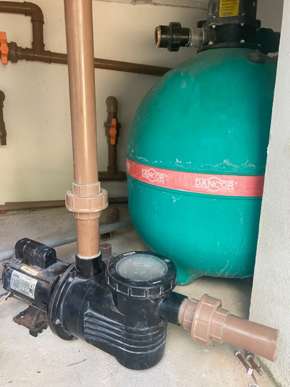 FILTRO E BOMBA/MOTOR PISCINA