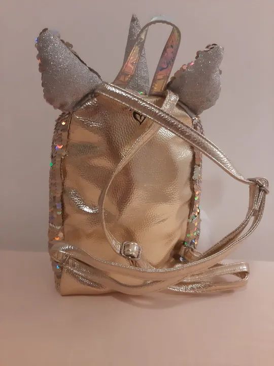 Mini Mochila Unicórnio - Letra A - Nova - Foto 3