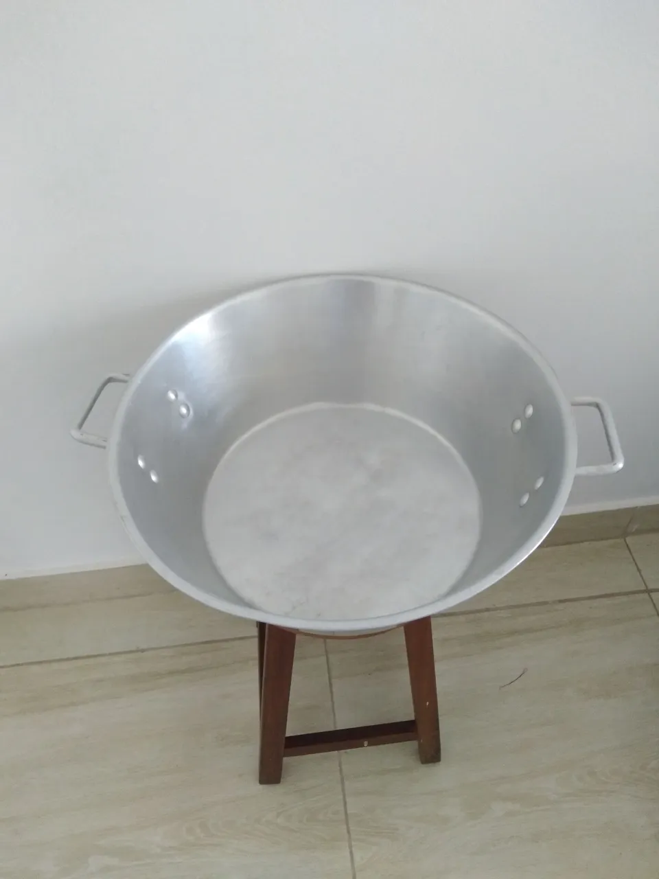 Panela Grande de Alumínio com Alças - Cozinha