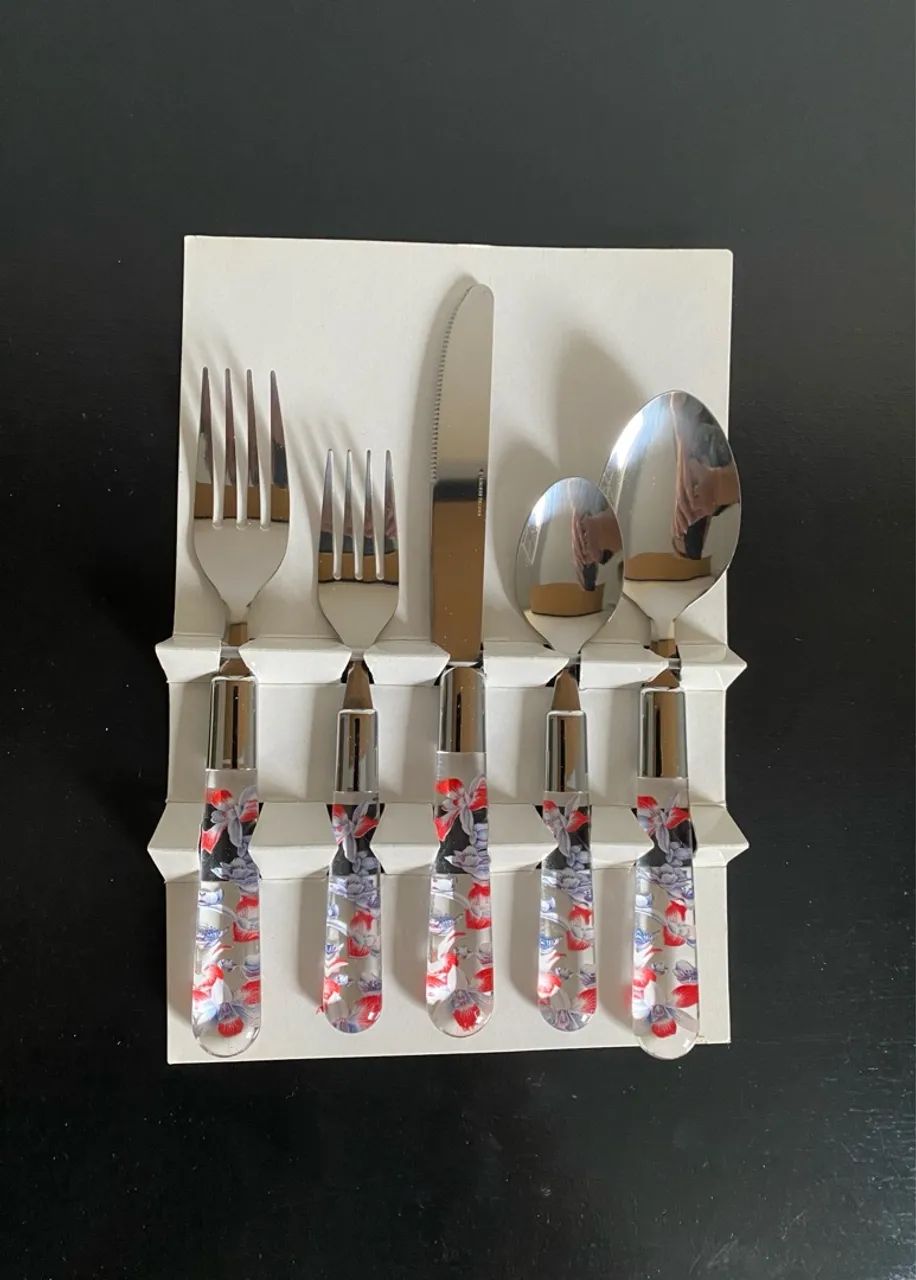 Conjunto de talheres com 5 peças  - Foto 3