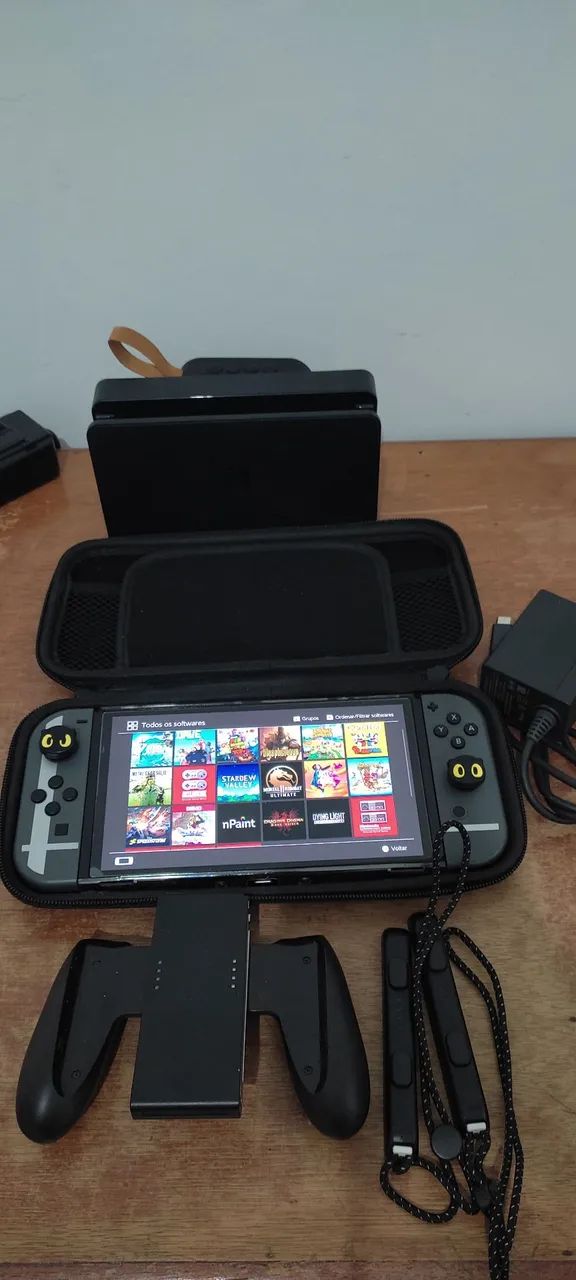 Nintendo Switch OLED edição especial super smash bros 
