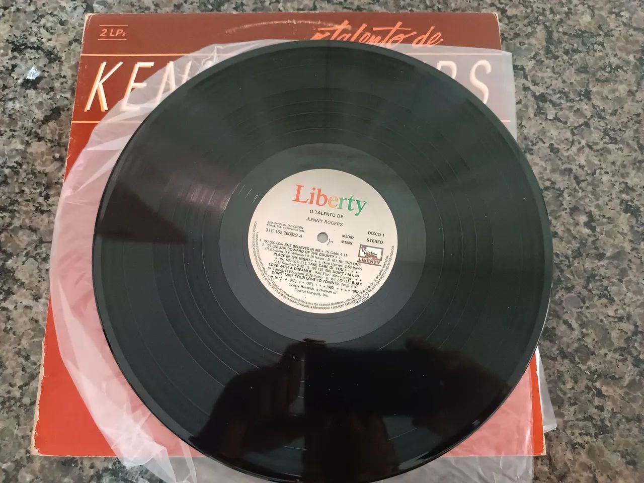 Disco De Vinil Lp Kenny Rogers DUPLO - Foto 5