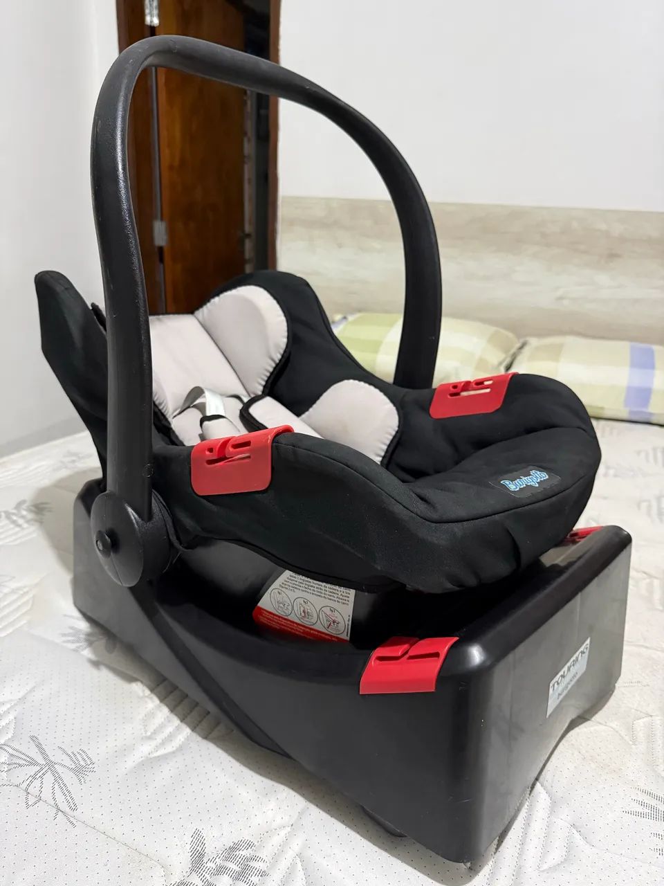 Bebê conforto Burigotto Touring com base veicular - Foto 2