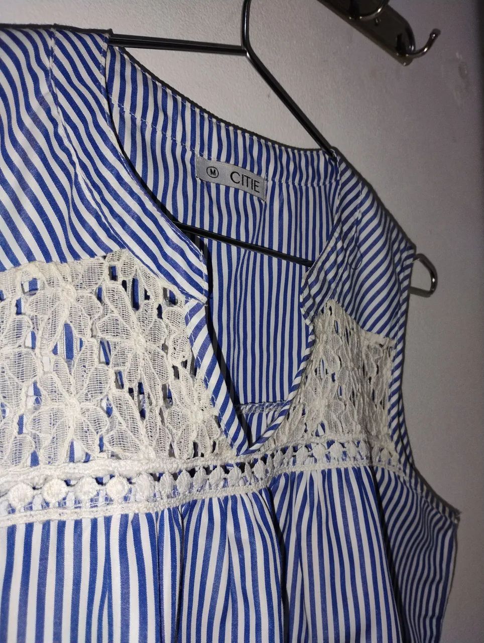 Blusa Azul Listrada - Foto 4
