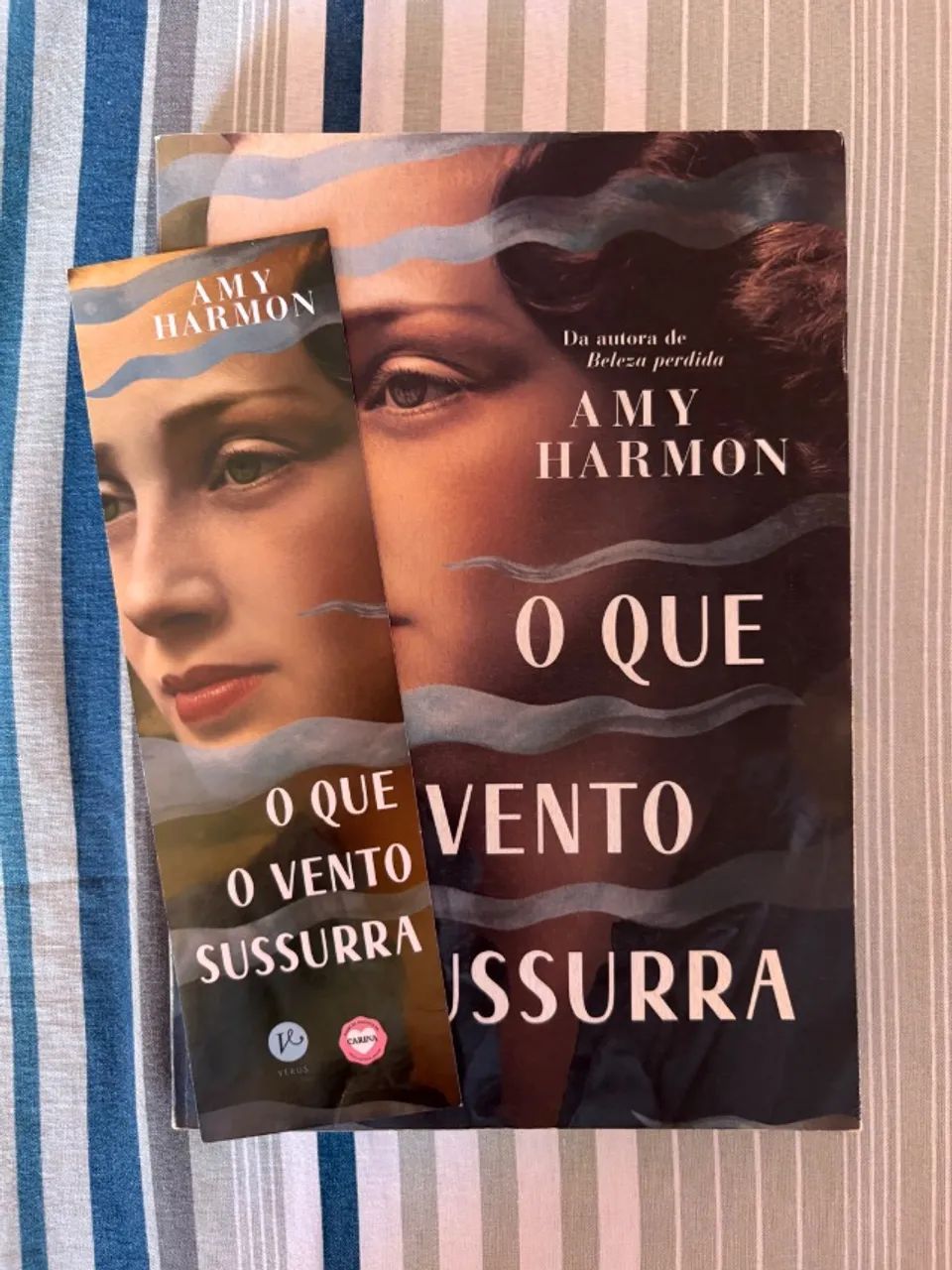 Livro "O que o vento sussurra" + MARCA PÁGINA