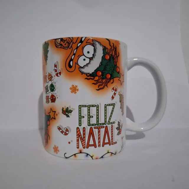 Caneca personalizada Divertidamente Ansiedade - Feliz Natal - Foto 3