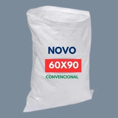 Saco de ráfia com nota fiscal 