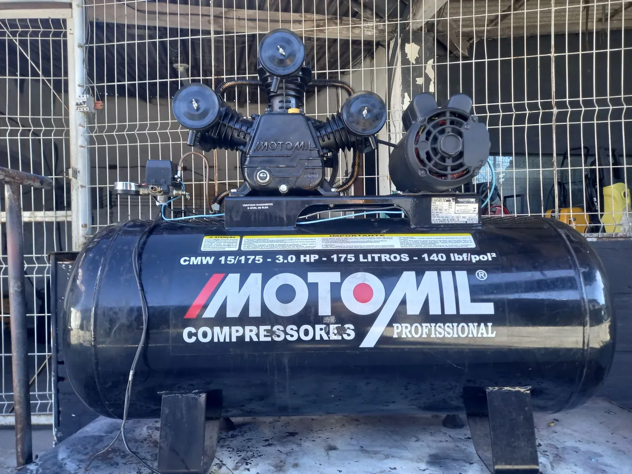 Compressor de Ar 15 pés Monofasico