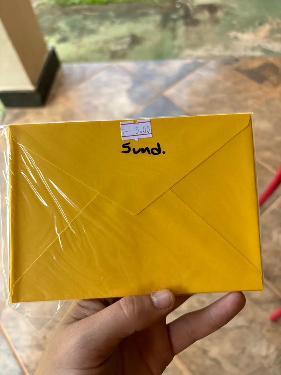 Envelopes para Cartão - Branco e Amarelo - Pacote com 50 - Foto 3