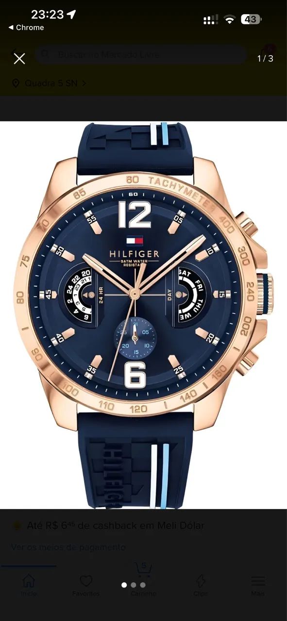 Relógio Tommy Hilfiger 1791474 - Pulseira de Couro