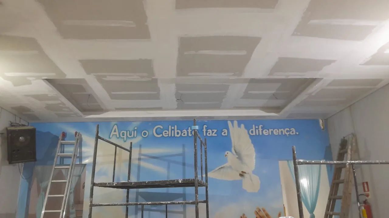 Forro em drywall 