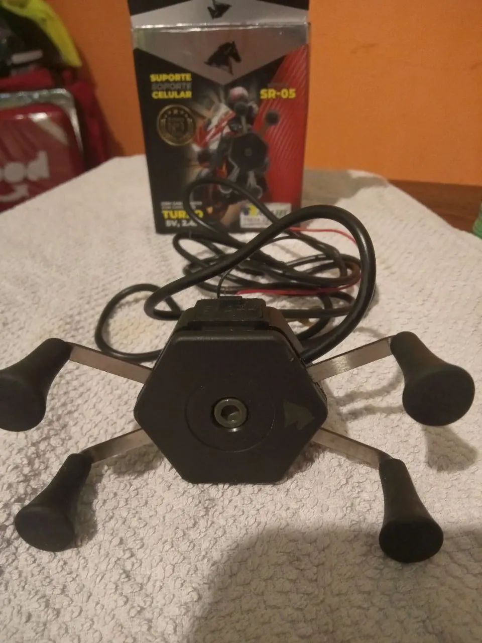 Suporte Celular com carregador  - Foto 2