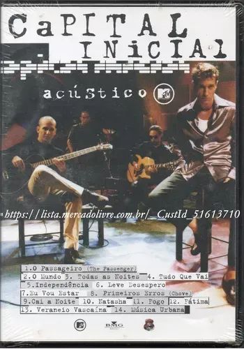 Dvd Capital Inicial acústico