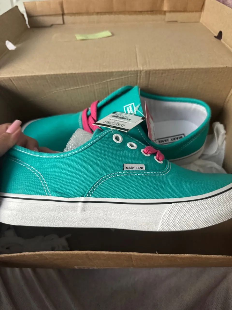 Tênis Mary Jane Verde