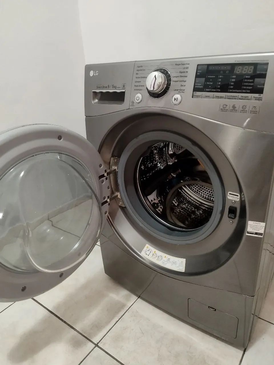 Máquina LG semi nova digital e inox - Foto 3