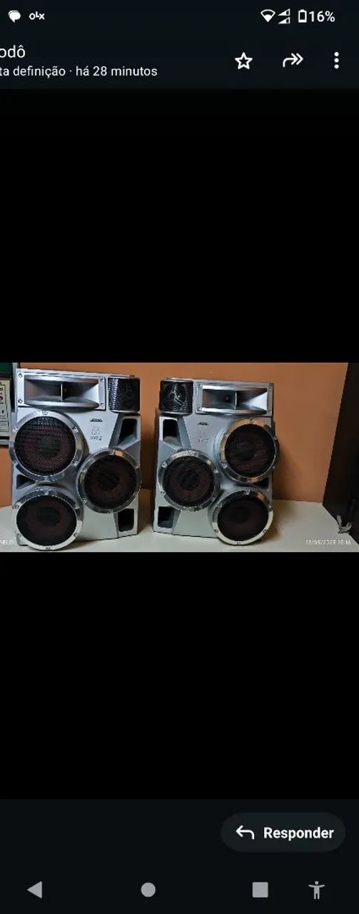 2 Caixas de som profissionais AIWA