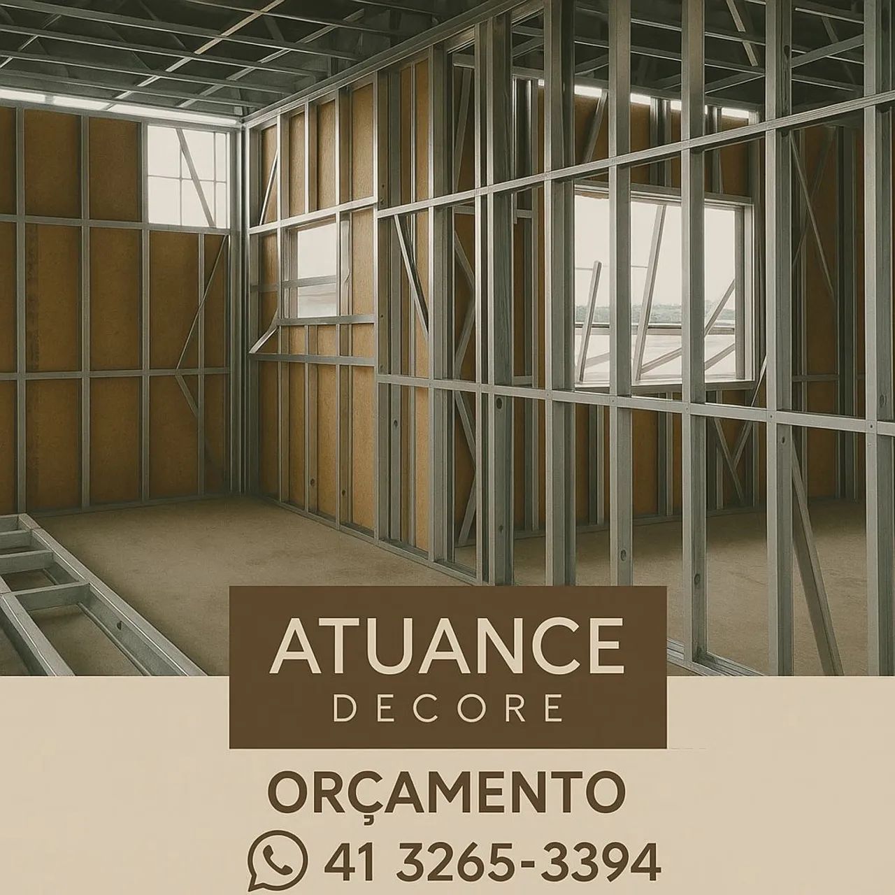 Construção de Drywall - Atuance Decora