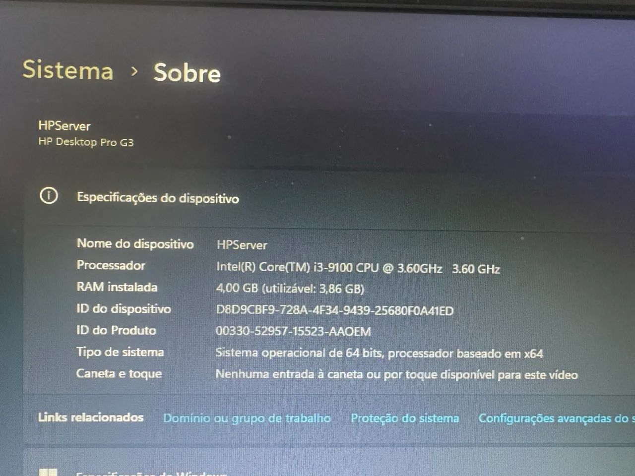 HP DESKTOP PRO G3 - Foto 5