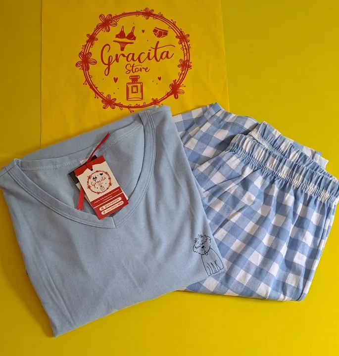 Promoção Pijama Calça e Camisa Manga Longa Dog 100% Algodão