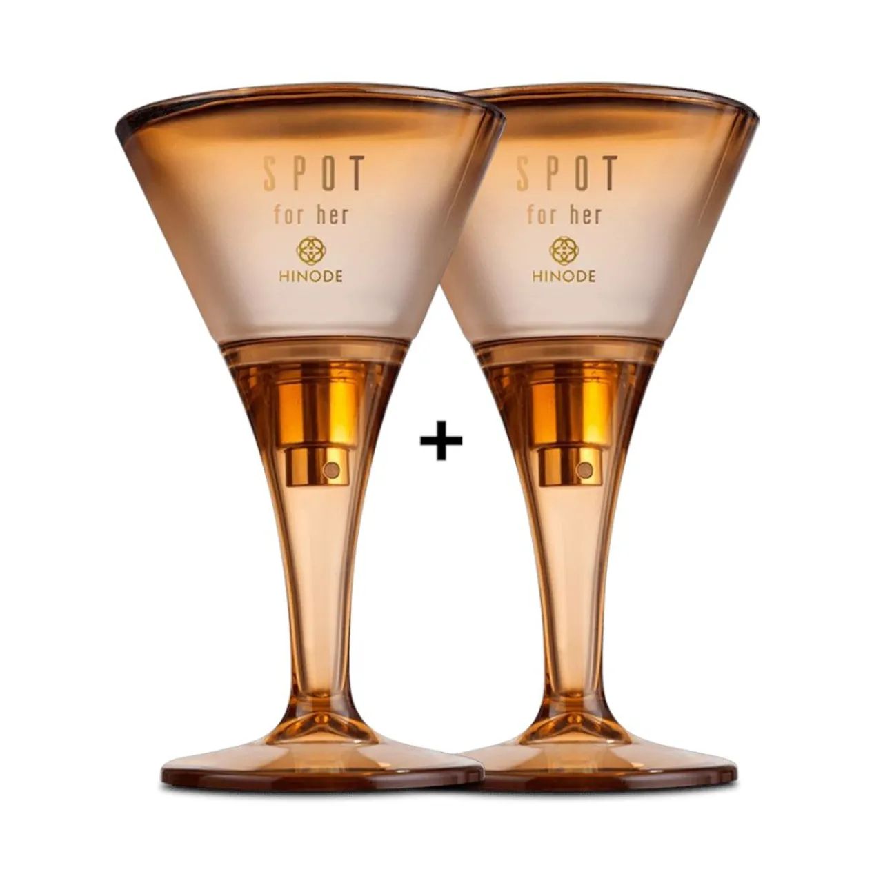 Kit Perfume Spot for Her Hinode 2x75ml