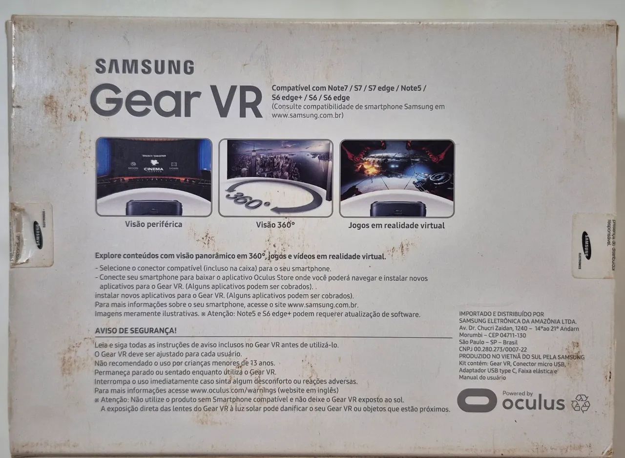 Óculos Samsung Gear VR realidade virtual - Foto 4