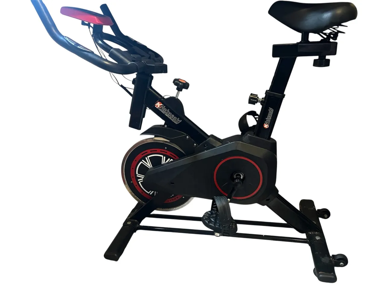 bicicleta ergométrica academia fitness spinning profissional 120kg nakasaki