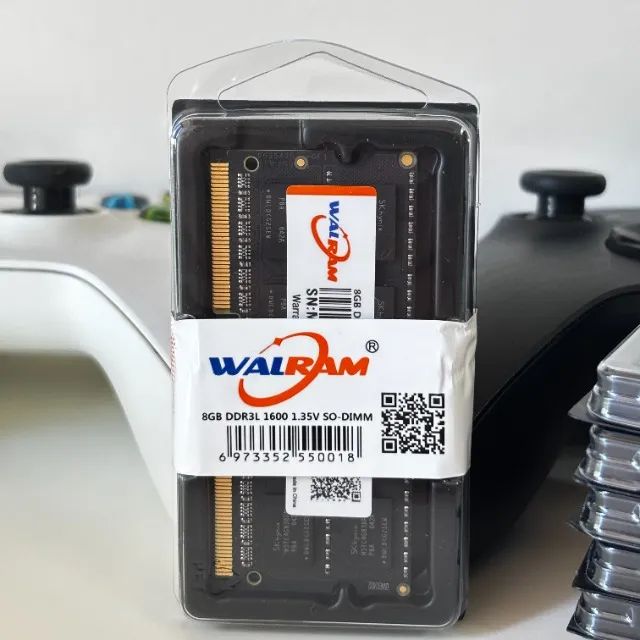 Memória RAM DDR3L 8gb para Notebook 1600mhz 1.35v Walram nova