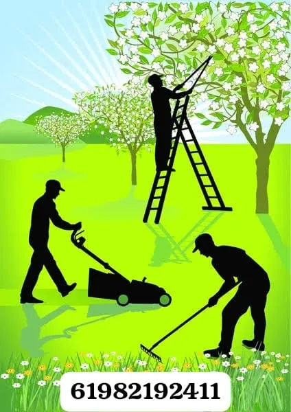 Jardineiro, limpeza das plantas, gramado, podas e aplicação de herbicidas