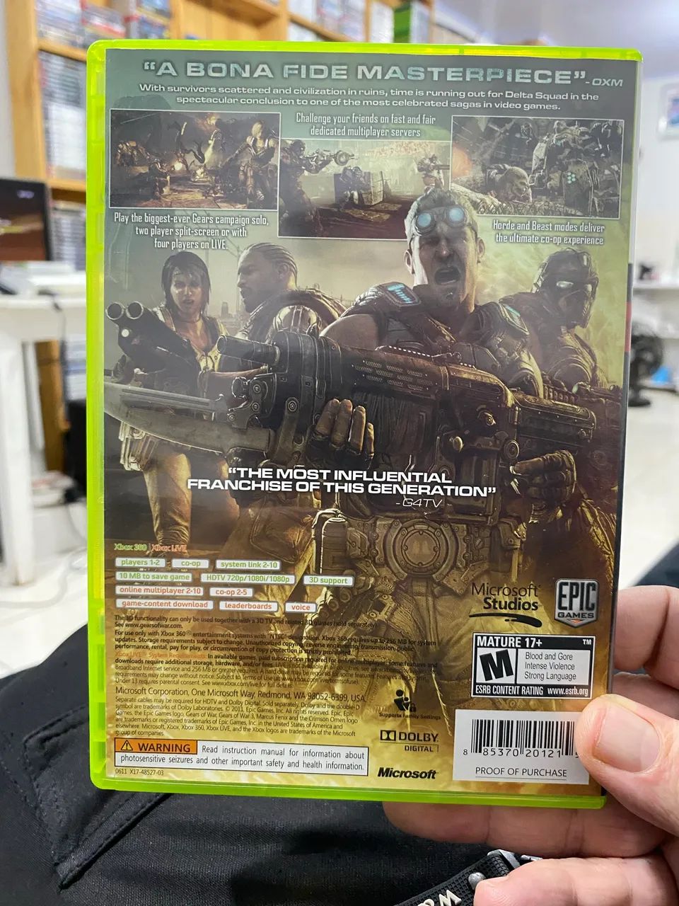 Gears Of War 3 X box 360 - Foto 2