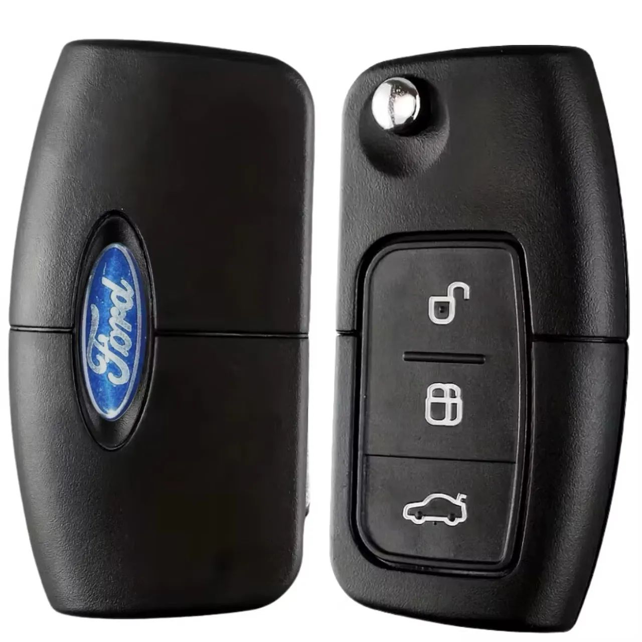 Chave canivete Ford Ecosport /New Fiesta/ Focus com bateria + logotipo Ford - Foto 2