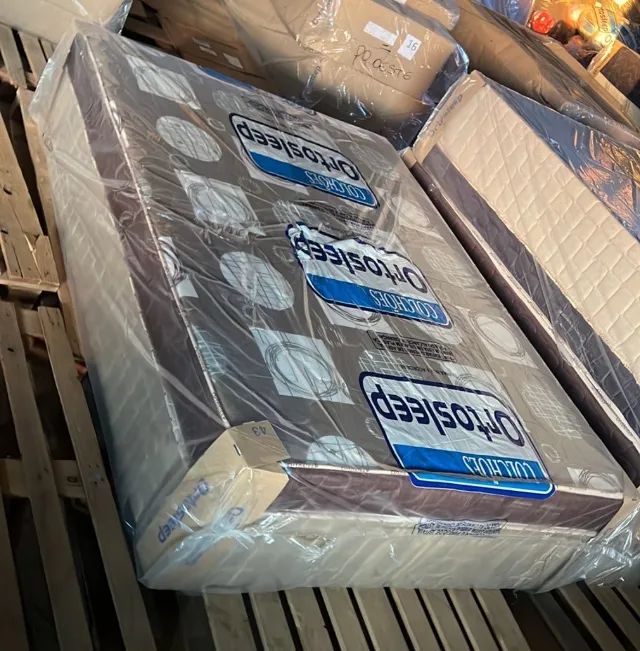 Cama box casal e Brinde AgoRa