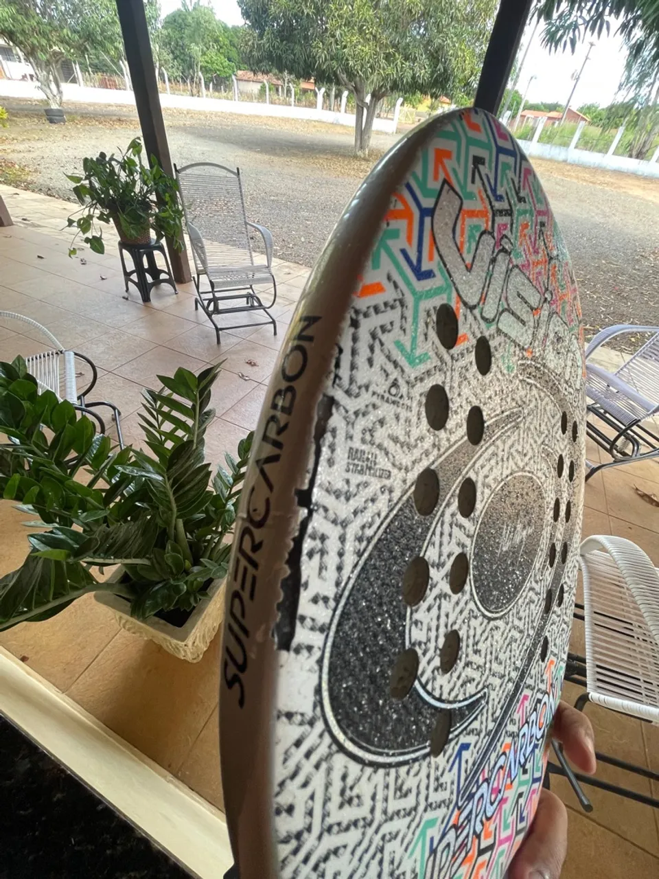 Raquete Super Carbon - Beach Tennis